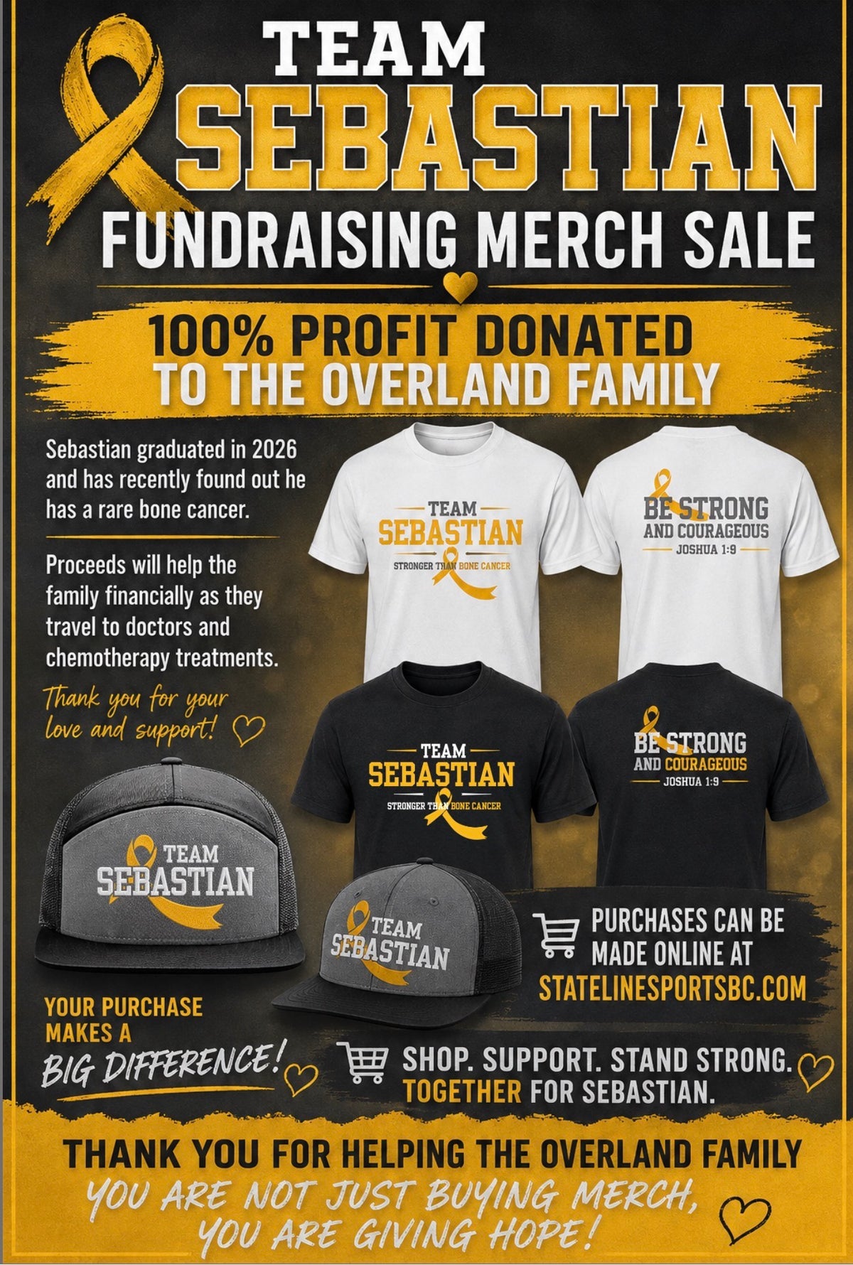 Donation to Sebastian Overland