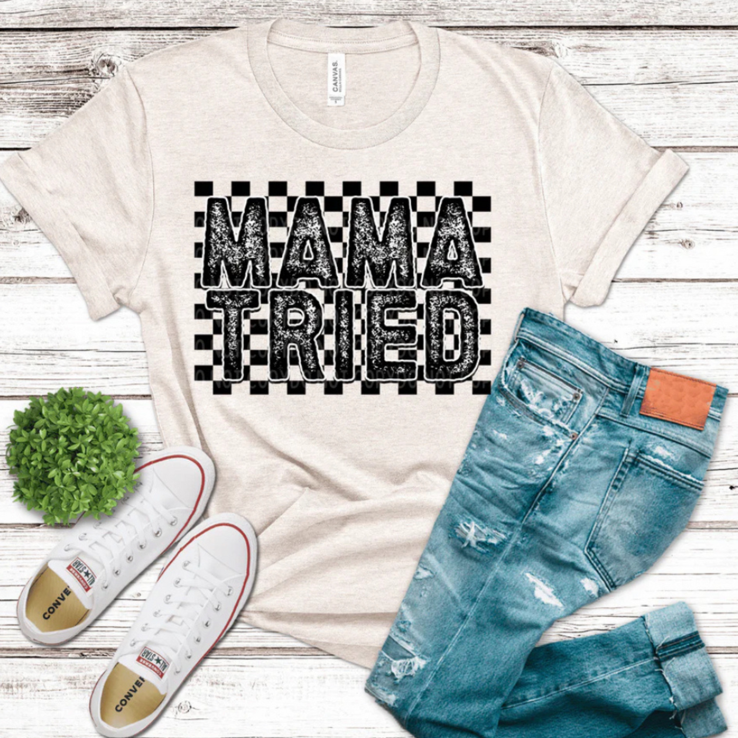 Bella+Canvas MAMA TRIED Tee