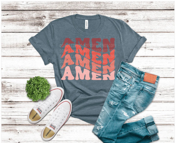 Bella+Canvas Amen Tee