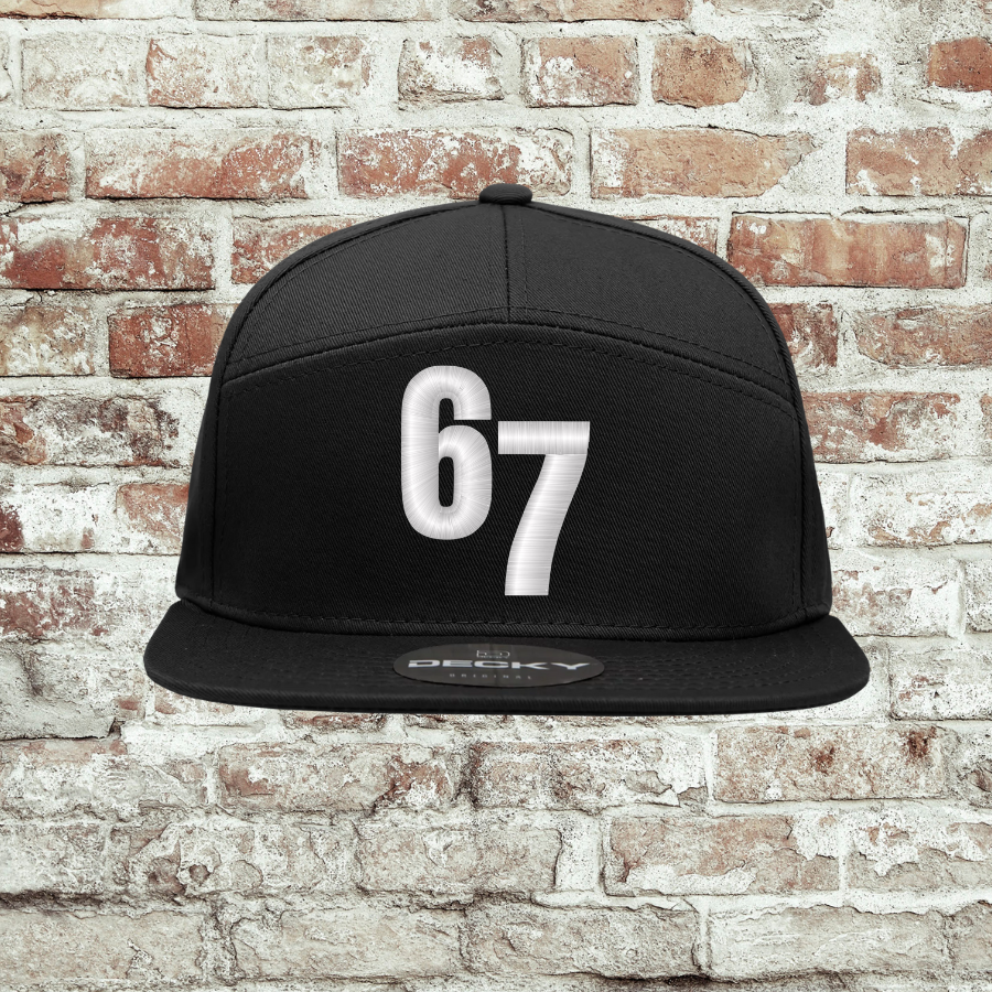 67 Embroidered Decky Hat