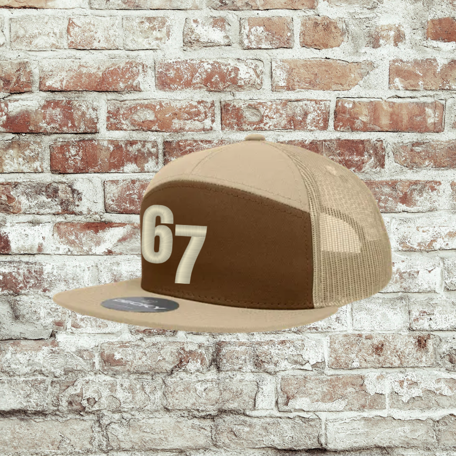 67 Embroidered Decky Hat