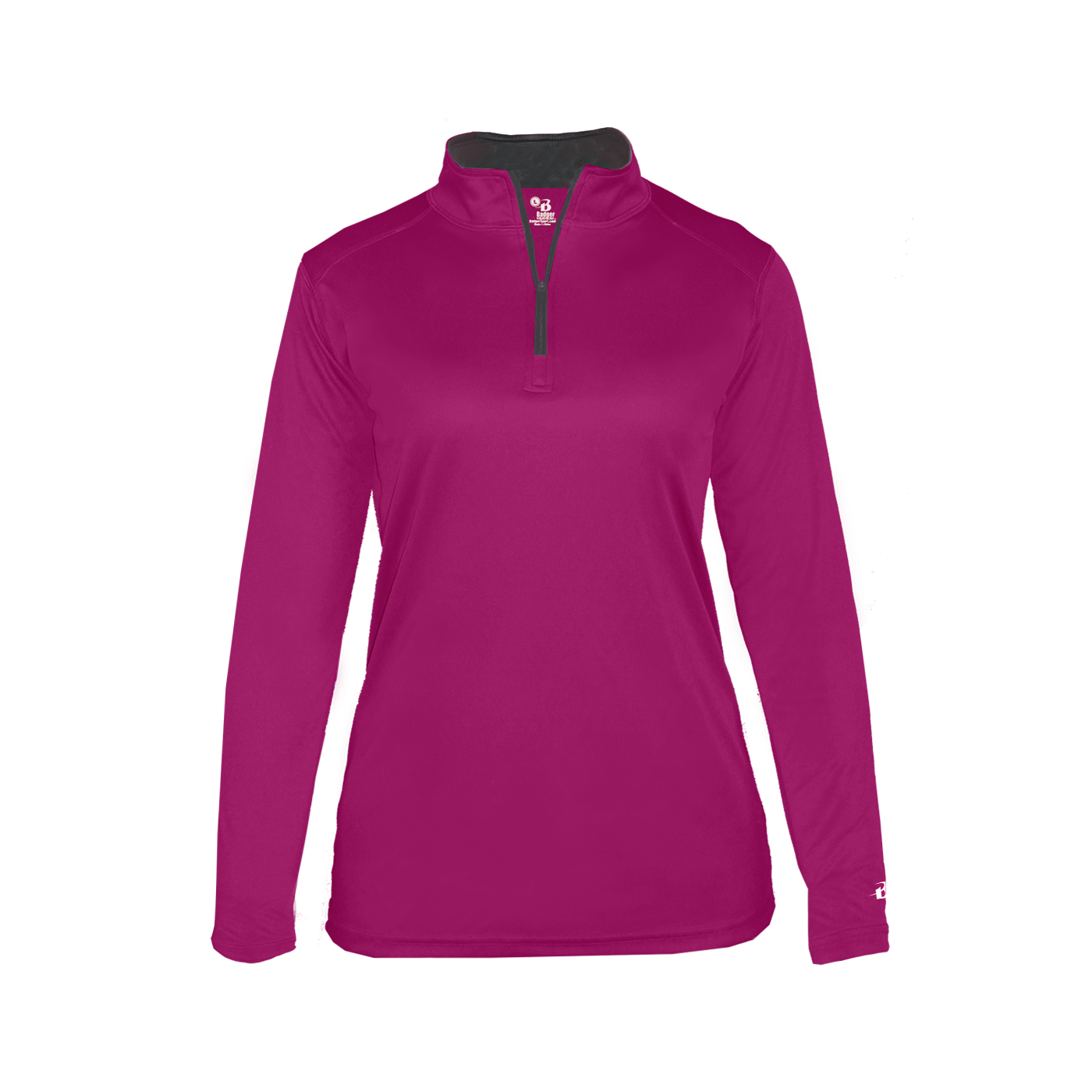 Badger Sports B-Core Womens 1/4 Zip Add Custom Logo